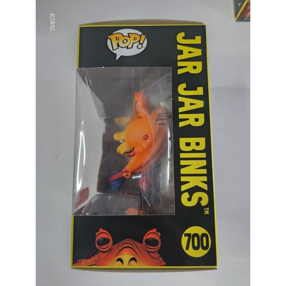 Obi Wan Kenobi 699 & Jar Jar Binks 700 Funko Pop set NIB - Picture 5 of 9